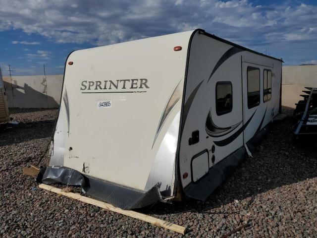 4YDT26R27H1532766 - 2017 KEYSTONE SPRINTER WHITE photo 2