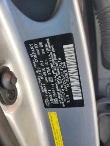 KMHGC4DD1CU158219 - 2012 HYUNDAI GENESIS 3.8L SILVER photo 12