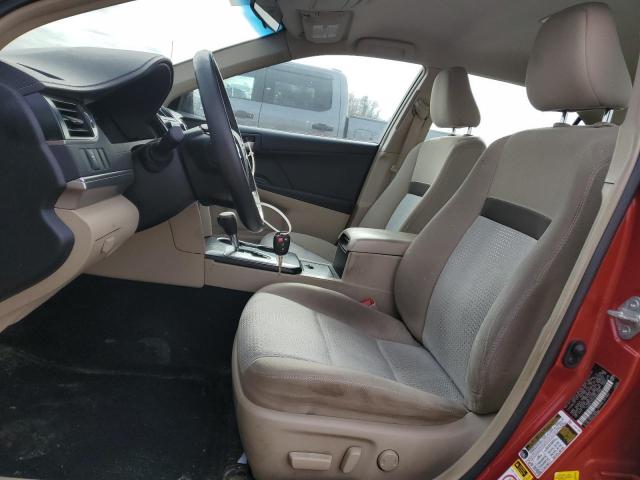 4T4BF1FK2CR247556 - 2012 TOYOTA CAMRY BASE RED photo 7