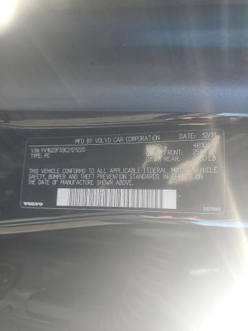 YV1622FS9C2121220 - 2012 VOLVO S60 T5 BLACK photo 12