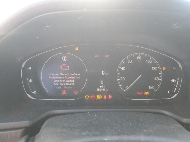 1HGCV1F50JA135614 - 2018 HONDA ACCORD EXL أسود صورة 9