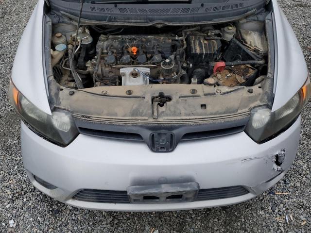 2HGFG12878H547435 - 2008 HONDA CIVIC EX SILVER photo 11