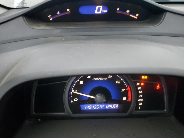 2HGFG12878H547435 - 2008 HONDA CIVIC EX SILVER photo 9