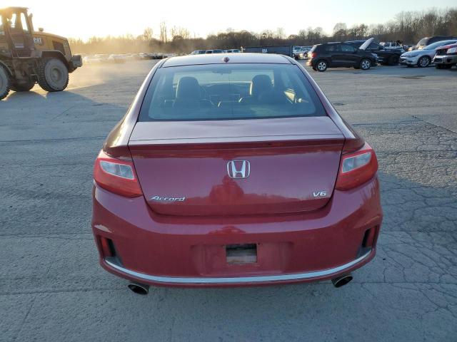 1HGCT2A89DA004974 - 2013 HONDA ACCORD EXL 红色 照片 6