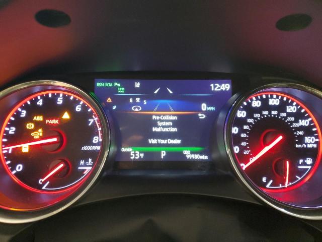 4T1BZ1HK1KU023787 - 2019 TOYOTA CAMRY XSE BLUE photo 9