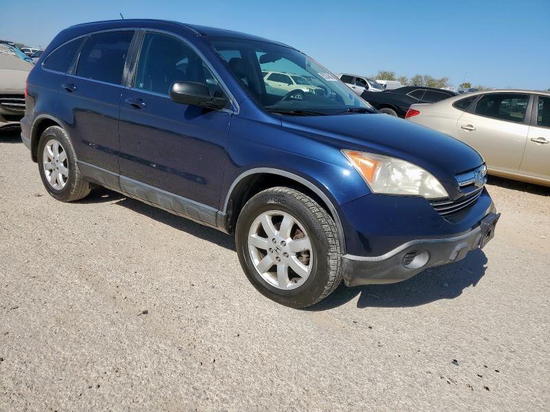 JHLRE38747C034711 - 2007 HONDA CR-V EXL BLUE photo 4
