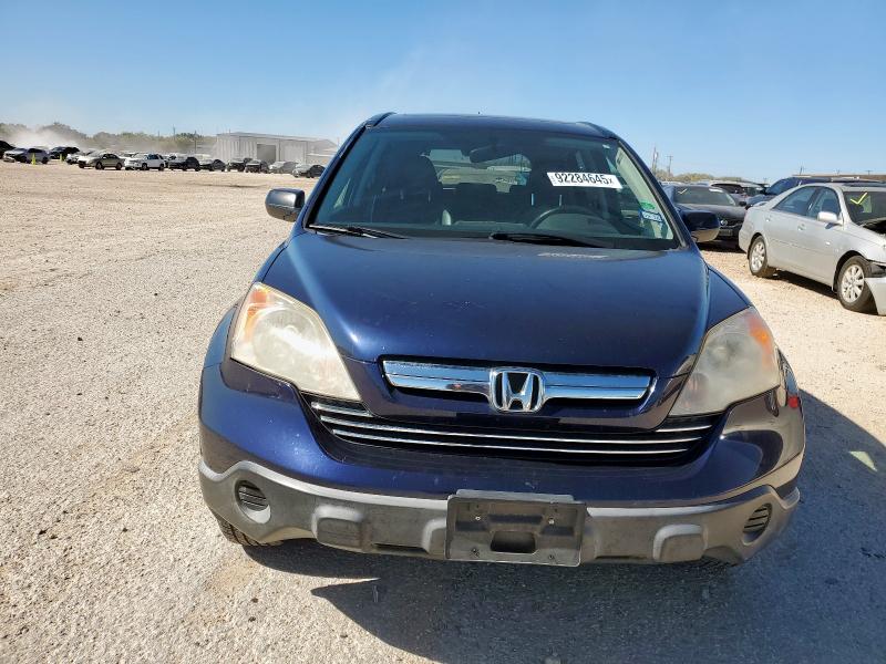 JHLRE38747C034711 - 2007 HONDA CR-V EXL BLUE photo 5