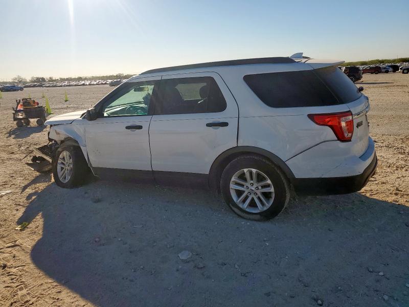 1FM5K7B89HGD87108 - 2017 FORD EXPLORER WHITE photo 2