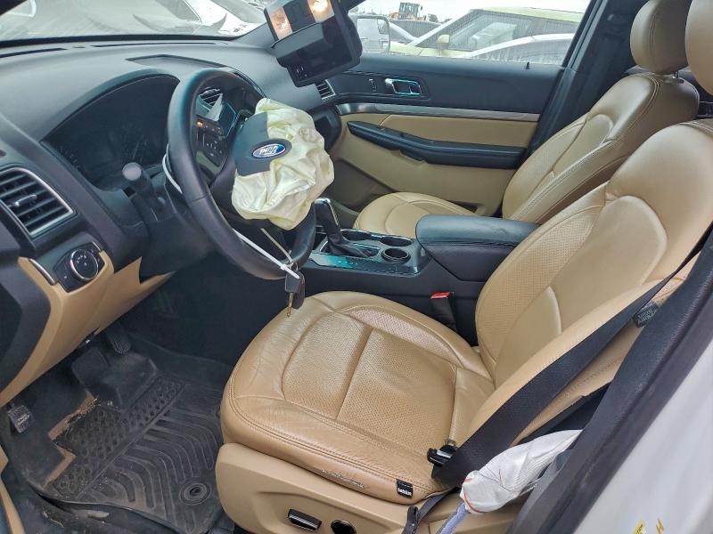 1FM5K7B89HGD87108 - 2017 FORD EXPLORER WHITE photo 7