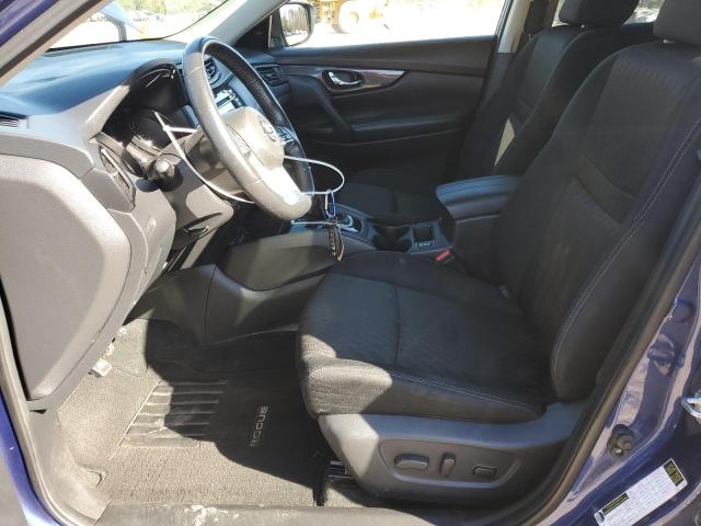 KNMAT2MV5LP525810 - 2020 NISSAN ROGUE S BLUE photo 7