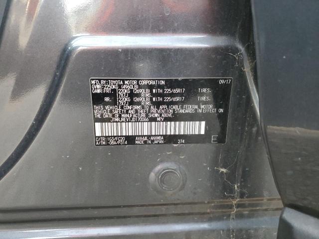 JTMRJREV1JD170066 - 2018 TOYOTA RAV4 HV LE فحمي صورة 13