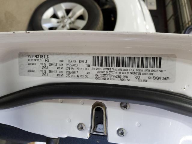 1C6RR7FT6FS772305 - 2015 RAM 1500 ST 白色 照片 13
