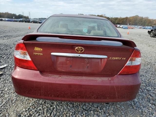 4T1BE32K63U141867 - 2003 TOYOTA CAMRY LE Bordeaux Foto 6