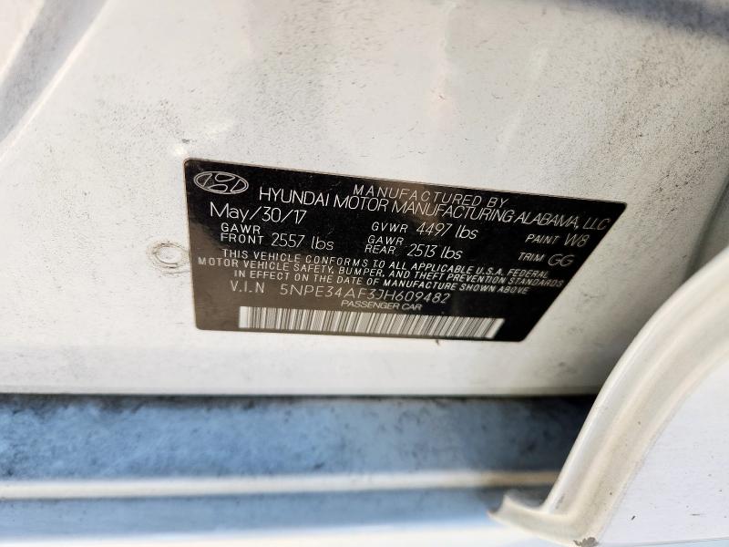 5NPE34AF3JH609482 - 2018 HYUNDAI SONATA SPORT Ağ foto 12