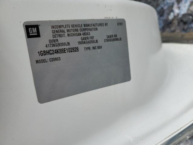 1GBHC24K88E102828 - 2008 CHEVROLET SILVERADO C2500 HEAVY DUTY WHITE photo 12