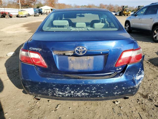 4T1BK46K37U007994 - 2007 TOYOTA CAMRY LE BLUE photo 6