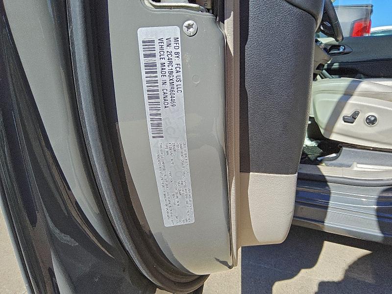 2C4RC1BGXMR604469 - 2021 CHRYSLER PACIFICA TOURING L GRAY photo 13