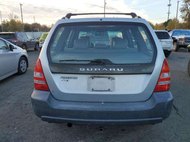 JF1SG63683H741239 - 2003 SUBARU FORESTER 2.5X SILVER photo 6