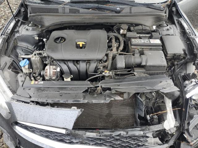 3KPF24AD1KE118565 - 2019 KIA FORTE FE فحمي صورة 11