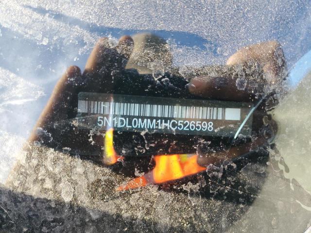 5N1DL0MM1HC526598 - 2017 INFINITI QX60 ნაცრისფერი ფოტო 14