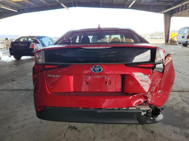 JTDKARFU4K3071028 - 2019 TOYOTA PRIUS Կարմիր լուսանկար 6
