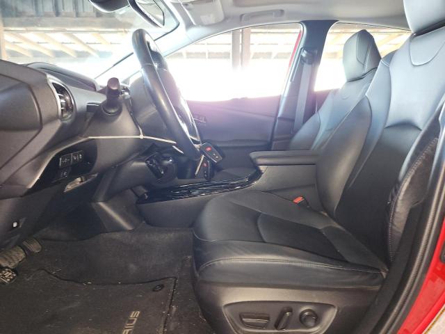 JTDKARFU4K3071028 - 2019 TOYOTA PRIUS Կարմիր լուսանկար 7