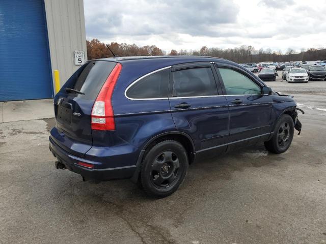 5J6RE4H30AL009659 - 2010 HONDA CR-V LX 蓝色 照片 3