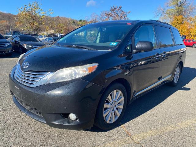 5TDDK3DCXBS016773 - 2011 TOYOTA SIENNA XLE Mavi foto 2