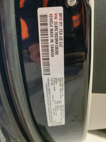 2C4RC1BG9RR136385 - 2024 CHRYSLER PACIFICA TOURING L Սև լուսանկար 13