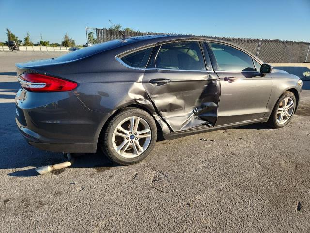 3FA6P0HDXJR276352 - 2018 FORD FUSION SE Szary zdjęcie 3