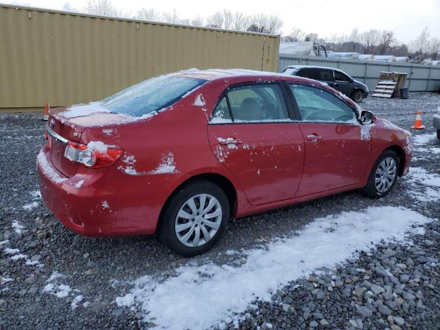 2T1BU4EE4CC777896 - 2012 TOYOTA COROLLA BASE RED photo 3