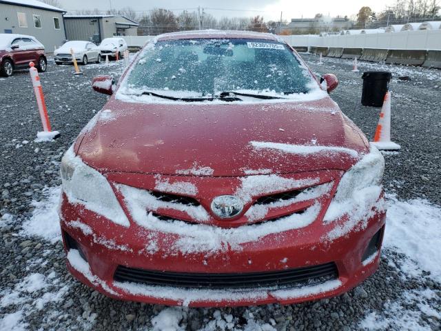 2T1BU4EE4CC777896 - 2012 TOYOTA COROLLA BASE RED photo 5