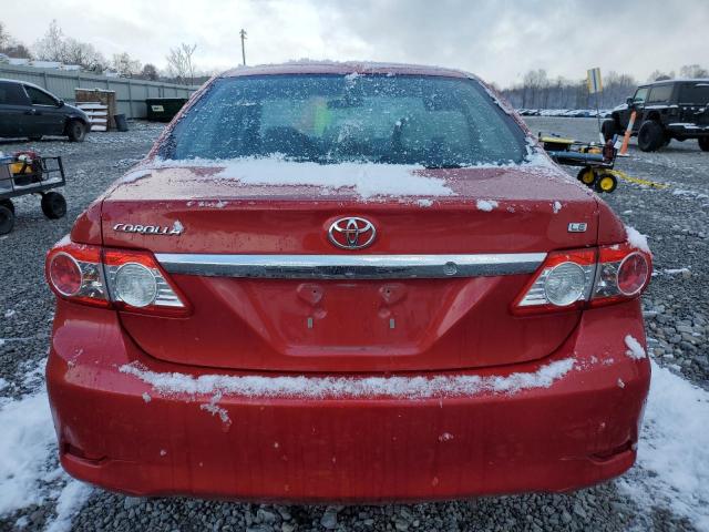 2T1BU4EE4CC777896 - 2012 TOYOTA COROLLA BASE RED photo 6
