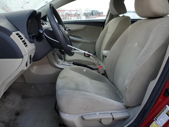 2T1BU4EE4CC777896 - 2012 TOYOTA COROLLA BASE RED photo 7