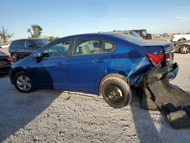 19XFB2F51DE062233 - 2013 HONDA CIVIC LX ლურჯი ფოტო 2