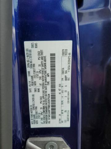 1FMCU0F78EUD57024 - 2014 FORD ESCAPE S ლურჯი ფოტო 13