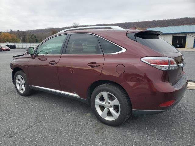 2T2BK1BAXEC250918 - 2014 LEXUS RX 350 BASE BURGUNDY photo 2