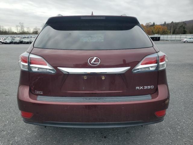 2T2BK1BAXEC250918 - 2014 LEXUS RX 350 BASE BURGUNDY photo 6