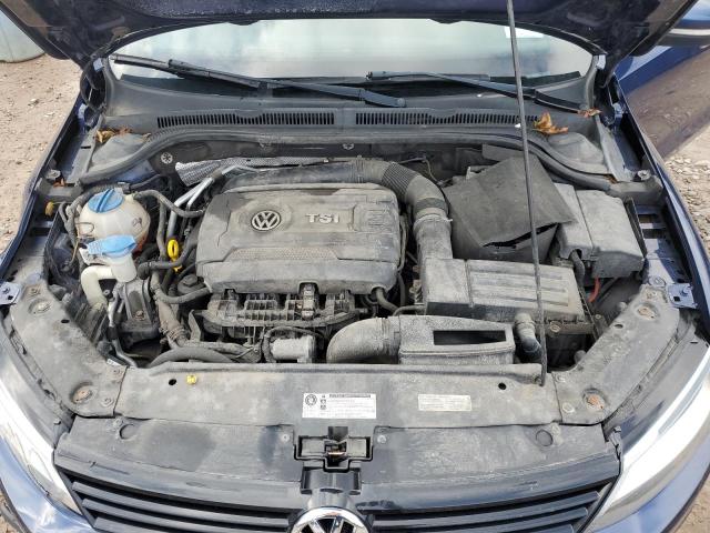 3VWD17AJ0EM417764 - 2014 VOLKSWAGEN JETTA SE BLUE photo 11