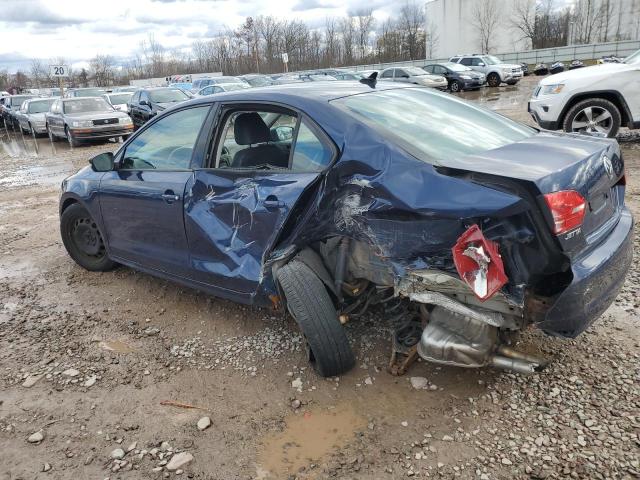 3VWD17AJ0EM417764 - 2014 VOLKSWAGEN JETTA SE BLUE photo 2