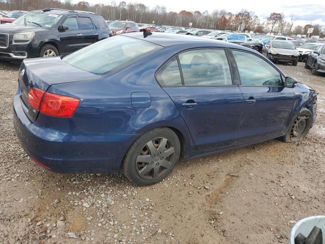 3VWD17AJ0EM417764 - 2014 VOLKSWAGEN JETTA SE BLUE photo 3