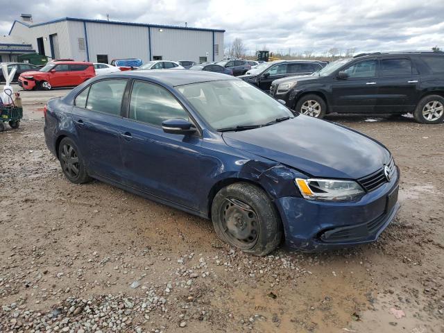 3VWD17AJ0EM417764 - 2014 VOLKSWAGEN JETTA SE BLUE photo 4
