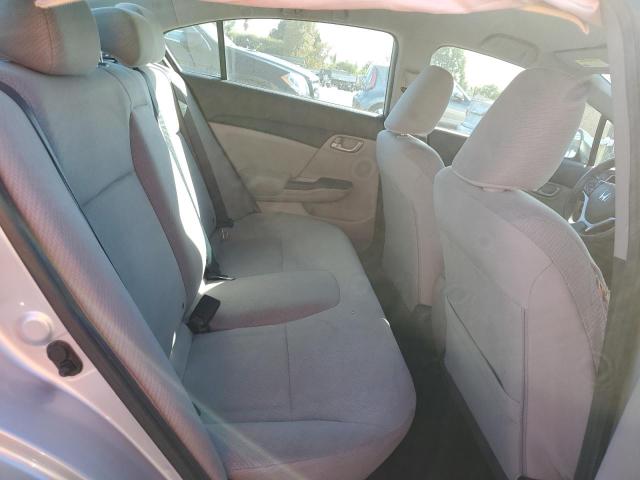 19XFB2F55DE229077 - 2013 HONDA CIVIC LX SILVER photo 10