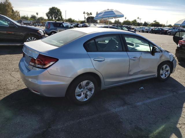 19XFB2F55DE229077 - 2013 HONDA CIVIC LX SILVER photo 3