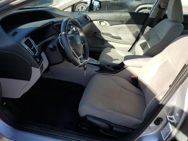 19XFB2F55DE229077 - 2013 HONDA CIVIC LX SILVER photo 7
