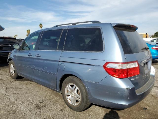 5FNRL38687B095587 - 2007 HONDA ODYSSEY EXL ლურჯი ფოტო 2