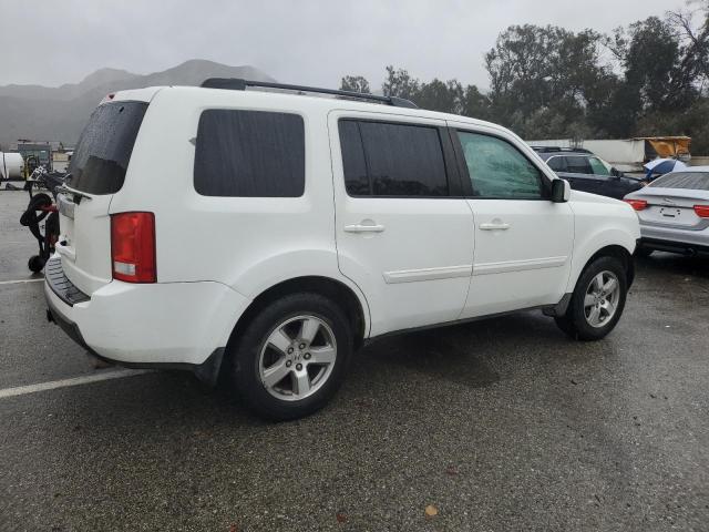 5FNYF38559B023033 - 2009 HONDA PILOT EXL WHITE photo 3