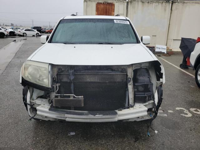 5FNYF38559B023033 - 2009 HONDA PILOT EXL WHITE photo 5