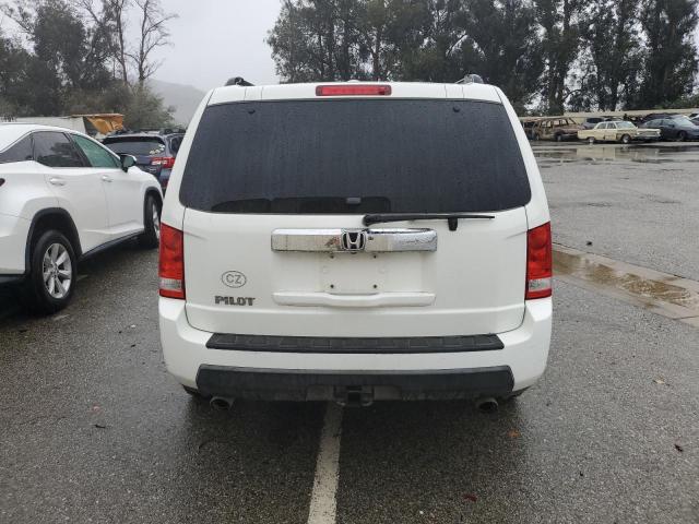 5FNYF38559B023033 - 2009 HONDA PILOT EXL WHITE photo 6