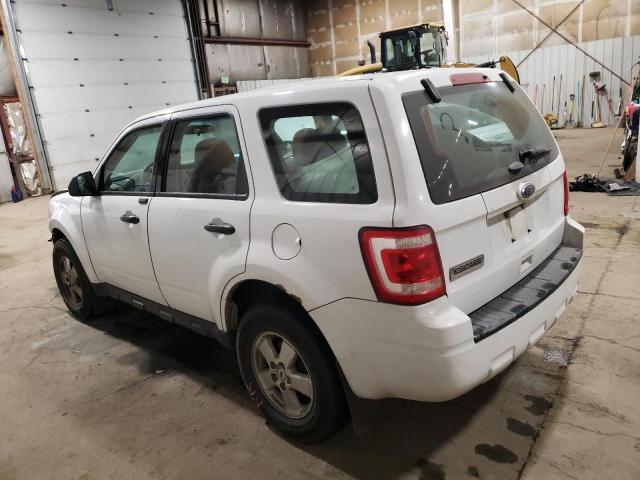 1FMCU9C77CKA51062 - 2012 FORD ESCAPE XLS WHITE photo 2